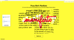 We Transfer Manifesto by Pussy Riot